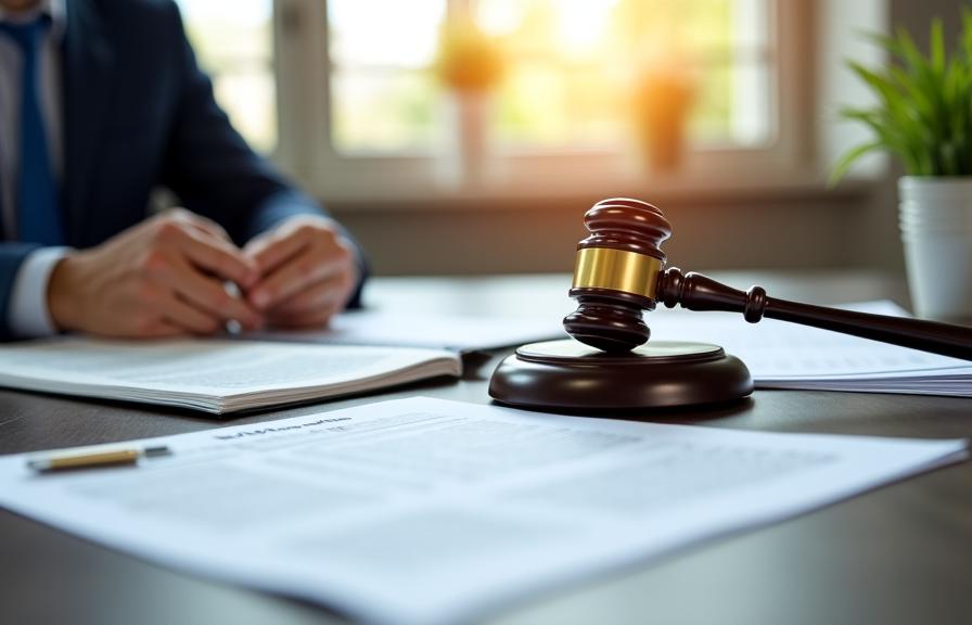 Legal documentation and tax compliance conceptual image