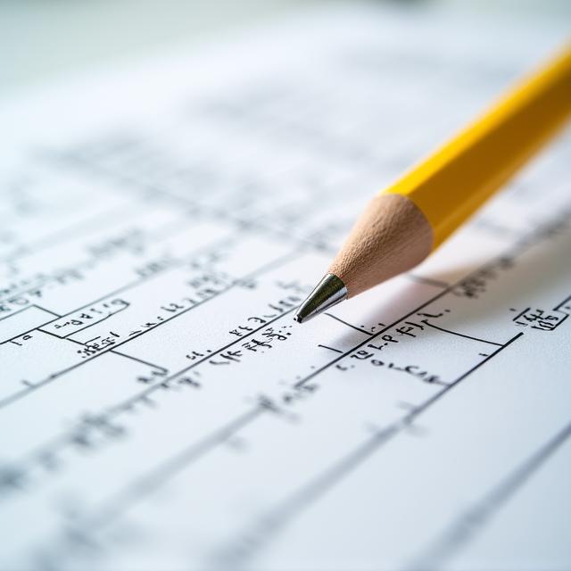 Close up of professional tax documents and calculator